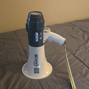 White and Gray Megaphone